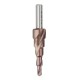 HSS-Co M35 Cobalt Step Drill Bit Triangle Shank 4-12/4-20/4-32mm Spiral Flute Step Drill