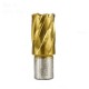 HSS Hollow Drill Bit 12-42mm Cutting Diameter Titanium Coated Core Drill Bit For Metal Cutting Weldon Shank Magnetic Drill Bit Annular Cutter