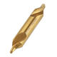 HSS Titanium Coated Center Drill Bit 1/1.5/2/2.5/3/5mm 60 Degree Countersink Drill Bit HSS Titanium Coated Center Drill Bit 1/1.5/2/2.5/3/5mm 60 Degree Countersink Drill Bit