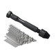 Hand Drill Set Pin Vise Mini Drill with Twitst Drill Bits for Craft Carving DIY