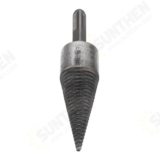 Kindling Firewood Splitter Drill Bit Firewood Split Drill Bit Square SDS Plus Shank for Hammer Drill