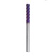 L75mm D4/5/6/8/10mm HRC60 4 Flutes Milling Cutter Blue NACO Coated Tungsten Carbide Milling Cutter CNC Tool L75mm D4/5/6/8/10mm HRC60 4 Flutes Milling Cutter Blue NACO Coated Tungsten Carbide Milling Cutter CNC Tool