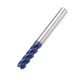 L75mm D4/5/6/8/10mm HRC60 4 Flutes Milling Cutter Blue NACO Coated Tungsten Carbide Milling Cutter CNC Tool