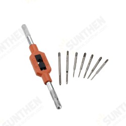 M1-8 Adjustable Tap Spanner with 7pcs M1.1-M2.5 Mini Screw Hand Tap Set M1-8 Adjustable Tap Spanner with 7pcs M1.1-M2.5 Mini Screw Hand Tap Set