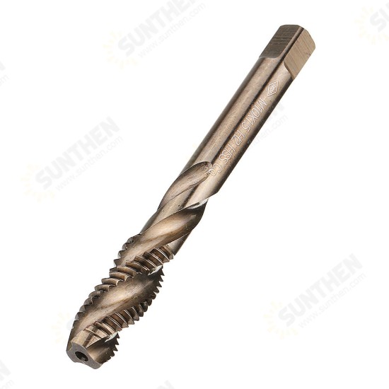 M3-M10 HSS Co M35 Machine Sprial Flutes Taps Metric Screw Tap Right Hand Thread Plug Tap Drill