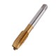 M3-M12 Titanium Coated Hand Tap HSS Metric Straight Flute Thread Screw Tap M3-M12 Titanium Coated Hand Tap HSS Metric Straight Flute Thread Screw Tap