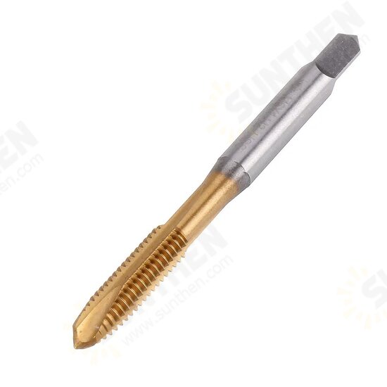 M3-M12 Titanium Coated Hand Tap HSS Metric Straight Flute Thread Screw Tap