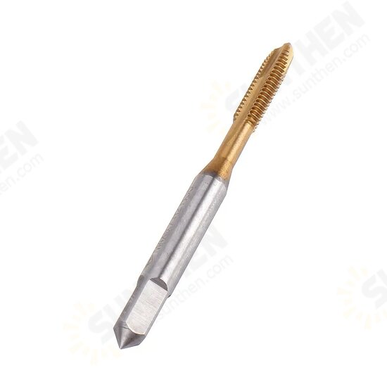 M3-M12 Titanium Coated Hand Tap HSS Metric Straight Flute Thread Screw Tap