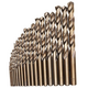 M35 Cobalt Drill Bit Set HSS-Co Jobber Length Twist Drill Bits with Metal Case for Stainless Steel Wood Metal Drilling M35 Cobalt Drill Bit Set HSS-Co Jobber Length Twist Drill Bits with Metal Case for Stainless Steel Wood Metal Drilling
