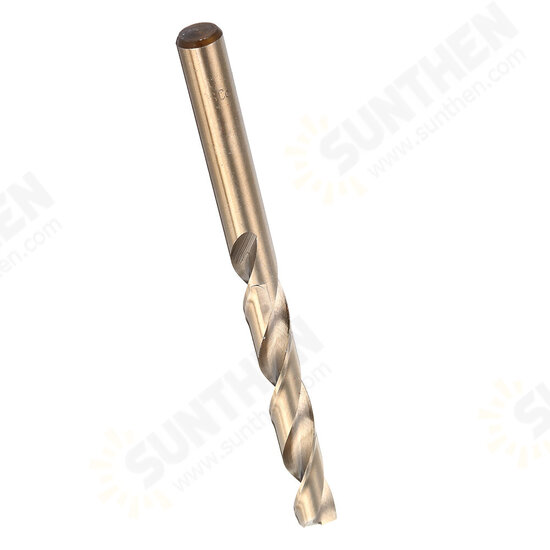 M35 Cobalt Drill Bit Set HSS-Co Jobber Length Twist Drill Bits with Metal Case for Stainless Steel Wood Metal Drilling