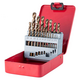 M35 Cobalt Drill Bit Set HSS-Co Jobber Length Twist Drill Bits with Metal Case for Stainless Steel Wood Metal Drilling M35 Cobalt Drill Bit Set HSS-Co Jobber Length Twist Drill Bits with Metal Case for Stainless Steel Wood Metal Drilling