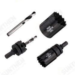 M42 HSS Bi-Metal Hole Saw Cutter Drilling Tool Arbor Pilot Drill for Aluminum Iron Wood M42 HSS Bi-Metal Hole Saw Cutter Drilling Tool Arbor Pilot Drill for Aluminum Iron Wood
