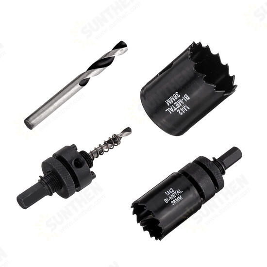 M42 HSS Bi-Metal Hole Saw Cutter Drilling Tool Arbor Pilot Drill for Aluminum Iron Wood M42 HSS Bi-Metal Hole Saw Cutter Drilling Tool Arbor Pilot Drill for Aluminum Iron Wood