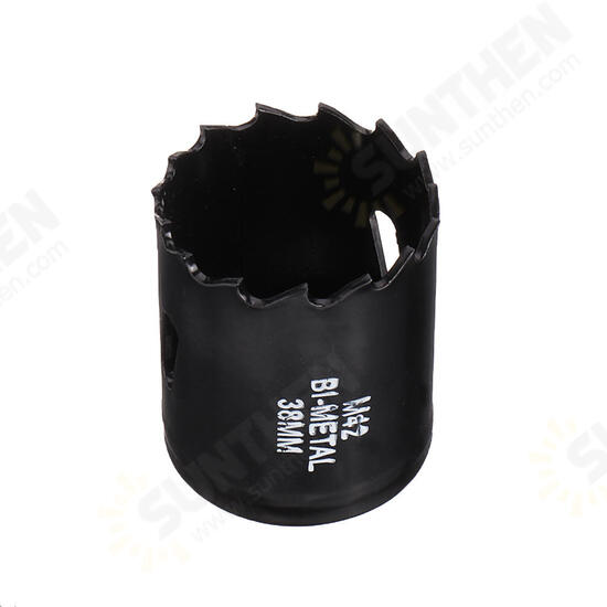 M42 HSS Bi-Metal Hole Saw Cutter Drilling Tool Arbor Pilot Drill for Aluminum Iron Wood M42 HSS Bi-Metal Hole Saw Cutter Drilling Tool Arbor Pilot Drill for Aluminum Iron Wood