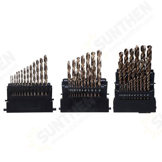 M42 HSS Drill Bit Set 3 Edge Head 8% High Cobalt Drill Bit Twist Drill for Stainless Steel Wood Metal Drilling