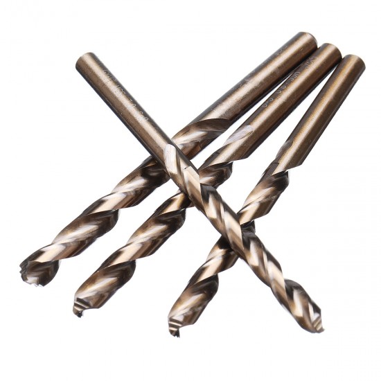 M42 HSS Drill Bit Set 3 Edge Head 8% High Cobalt Drill Bit Twist Drill for Stainless Steel Wood Metal Drilling