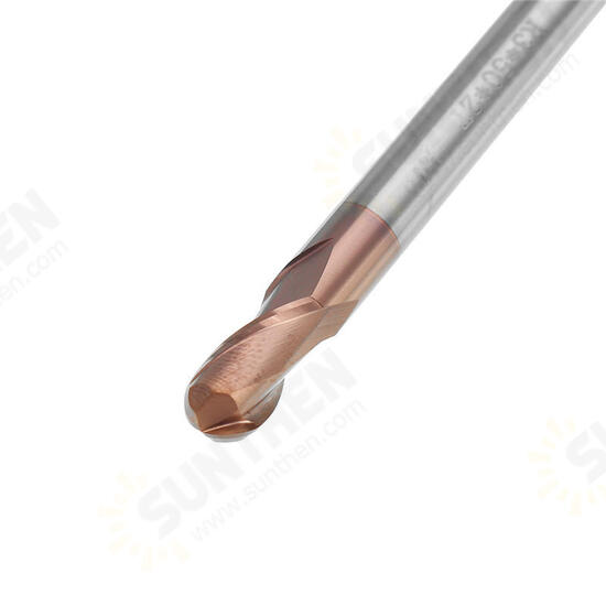 R0.5-3mm 2 Flutes Ball Nose HRC58 AlTiN Coating End Mill Cutter Tungsten Carbide CNC Tool R0.5-3mm 2 Flutes Ball Nose HRC58 AlTiN Coating End Mill Cutter Tungsten Carbide CNC Tool