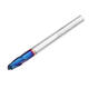 R0.5-R2 HRC60 2 Flutes Ball Nose End Mill 50mm Blue NaCo Coating CNC Milling Cutter R0.5-R2 HRC60 2 Flutes Ball Nose End Mill 50mm Blue NaCo Coating CNC Milling Cutter