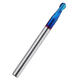 R0.5-R2 HRC60 2 Flutes Ball Nose End Mill 50mm Blue NaCo Coating CNC Milling Cutter