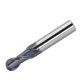 R0.5-R6mm Ball Nose 2 Flute Tungsten Carbide End Mill Cutter TiAlN Coating End Milling Cutter
