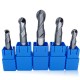 R0.5-R6mm Ball Nose 2 Flute Tungsten Carbide End Mill Cutter TiAlN Coating End Milling Cutter