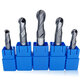 R0.5-R6mm Ball Nose 2 Flute Tungsten Carbide End Mill Cutter TiAlN Coating End Milling Cutter