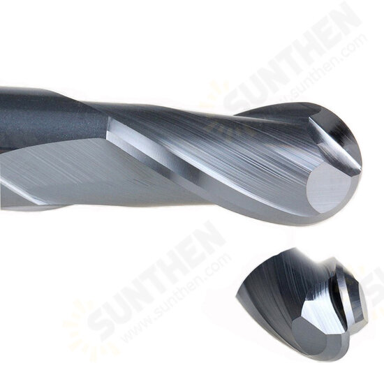 R0.5-R6mm Ball Nose 2 Flute Tungsten Carbide End Mill Cutter TiAlN Coating End Milling Cutter R0.5-R6mm Ball Nose 2 Flute Tungsten Carbide End Mill Cutter TiAlN Coating End Milling Cutter