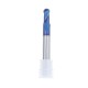 R3/R4/R5 2 Flutes Ball Nose End Mill HRC60 Blue NaCo Coating Tungsten Steel Carbide CNC Milling Cutter