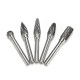 RB29 5pcs 6mm Shank Tungsten Carbide Burr Rotary Cutter file Set Engraving Tool