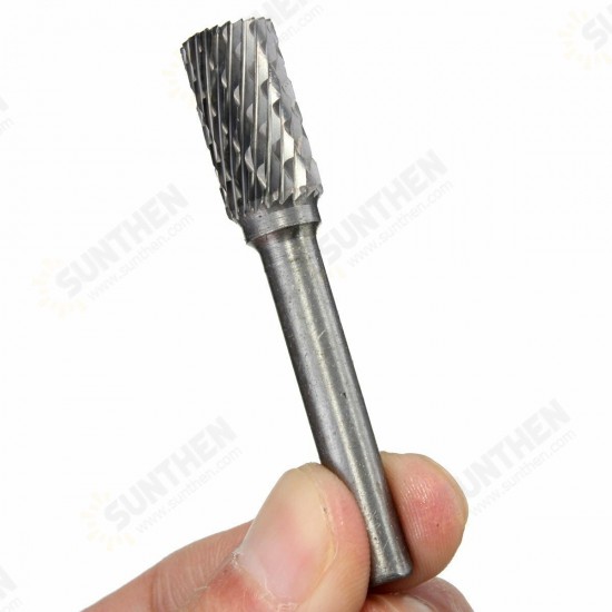 RB29 5pcs 6mm Shank Tungsten Carbide Burr Rotary Cutter file Set Engraving Tool