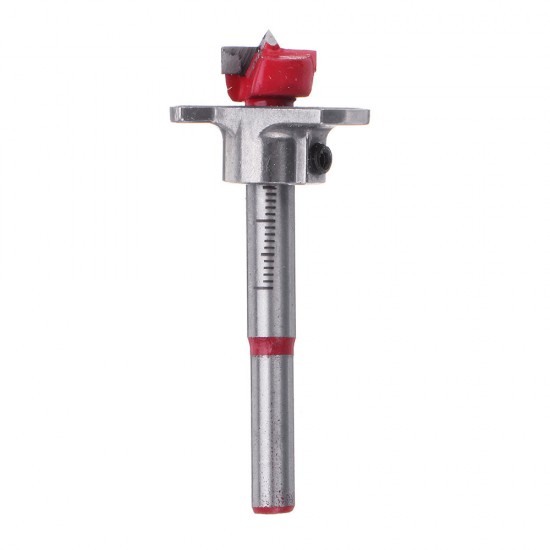 Red 15 20 25 30 35mm Forstner Drill Bit Wood Auger Cutter Hex Wrench Woodworking Hole Saw For Power Tools