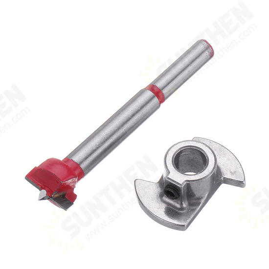 Red 15 20 25 30 35mm Forstner Drill Bit Wood Auger Cutter Hex Wrench Woodworking Hole Saw For Power Tools