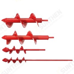 Red Upgrade Hard Alloy Head Spiral Auger Drill 4x22/4x45/8x25/8x30cm Non-Slip Flower Bulb Auger Rust Proof Planter Hole Digger Bit for Hex Drive Drill Red Upgrade Hard Alloy Head Spiral Auger Drill 4x22/4x45/8x25/8x30cm Non-Slip Flower Bulb Auger Rust Proof Planter Hole Digger Bit for Hex Drive Drill