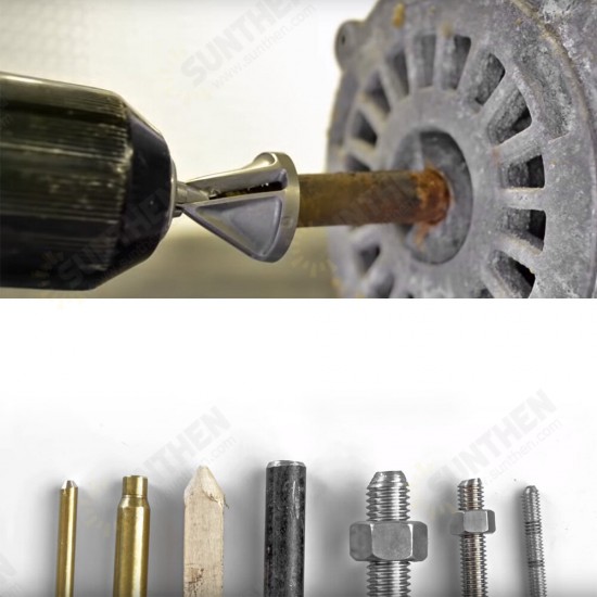 Silver Deburring External Chamfer Tool Bit Remove Burr Repairs Tools Silver Deburring External Chamfer Tool Bit Remove Burr Repairs Tools