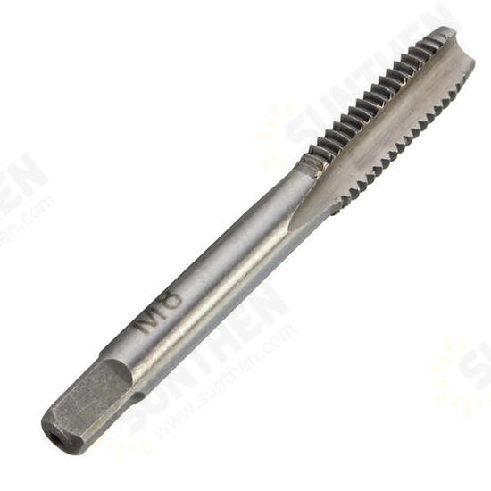 T Handle Ratchet Tap Wrench with 5pcs M3-M8 Machine Screw Thread Metric Plug Tap