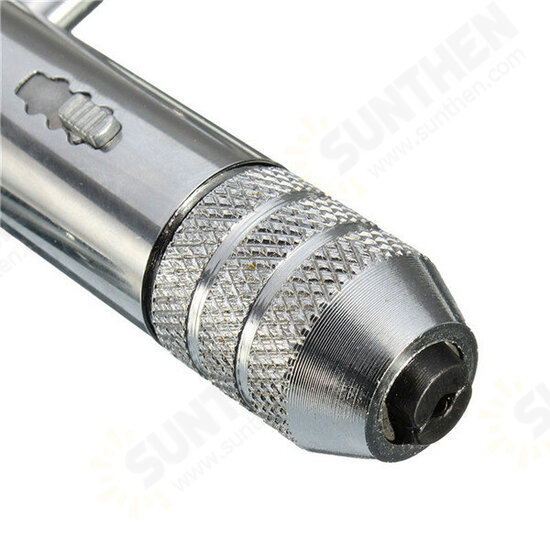 T Handle Ratchet Tap Wrench with 5pcs M3-M8 Machine Screw Thread Metric Plug Tap T Handle Ratchet Tap Wrench with 5pcs M3-M8 Machine Screw Thread Metric Plug Tap