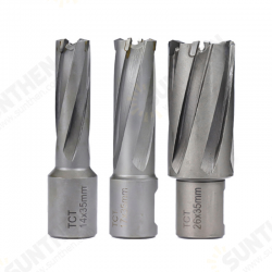 TCT Annular Cutter 13/14/16/17/18/26/32mm Carbide Tip Magnetic Drill Bit Weldon Shank Hollow Core Drill Bit Hole Saw Cutter