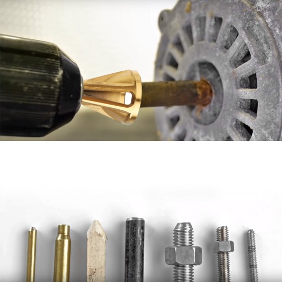 Titanium Coated Deburring External Chamfer Tool Bit Remove Burr Repairs Tools