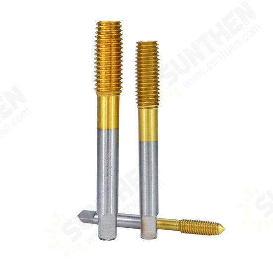 Titanium Coating Extrusion Taps M2-M12 Fluteless Forming Machine Plug Taps Metric Screw Thread Tap Drill Metal Threading Tools Titanium Coating Extrusion Taps M2-M12 Fluteless Forming Machine Plug Taps Metric Screw Thread Tap Drill Metal Threading Tools