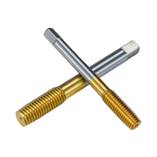 Titanium Coating Extrusion Taps M2-M12 Fluteless Forming Machine Plug Taps Metric Screw Thread Tap Drill Metal Threading Tools