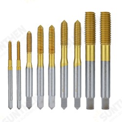 Titanium Coating Extrusion Taps M2-M12 Fluteless Forming Machine Plug Taps Metric Screw Thread Tap Drill Metal Threading Tools Titanium Coating Extrusion Taps M2-M12 Fluteless Forming Machine Plug Taps Metric Screw Thread Tap Drill Metal Threading Tools