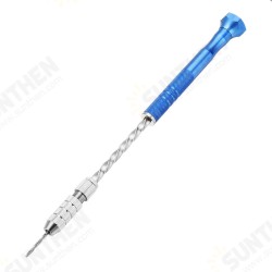 Upgrade Semi-automatic Mini Hand Drill with 2pcs Double Side Chuck and 10pcs Twist Drill Bits Upgrade Semi-automatic Mini Hand Drill with 2pcs Double Side Chuck and 10pcs Twist Drill Bits