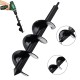 Garden Auger Spiral Drill Bit Attachment Bulb Plant Post Bedding Planting Auger Tool Garden Auger Spiral Drill Bit Attachment Bulb Plant Post Bedding Planting Auger Tool