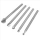 5Pcs 3-8mm Milling Cutters White Steel Ball Shaped Wood Carving Knives 3mm Shank