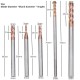 HRC55 1-5mm AlTiN Tungsten Carbide 4 Flute End Milling Cutter CNC Tool HRC55 1-5mm AlTiN Tungsten Carbide 4 Flute End Milling Cutter CNC Tool