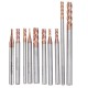 HRC55 1-5mm AlTiN Tungsten Carbide 4 Flute End Milling Cutter CNC Tool HRC55 1-5mm AlTiN Tungsten Carbide 4 Flute End Milling Cutter CNC Tool