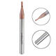 HRC55 1-5mm AlTiN Tungsten Carbide 4 Flute End Milling Cutter CNC Tool HRC55 1-5mm AlTiN Tungsten Carbide 4 Flute End Milling Cutter CNC Tool