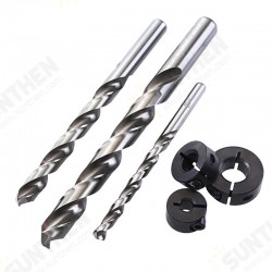 HSS Imperial Twist Drill Bit Woodworking Bevel Drill Bit with Limited Ring and Hex Wrench HSS Imperial Twist Drill Bit Woodworking Bevel Drill Bit with Limited Ring and Hex Wrench