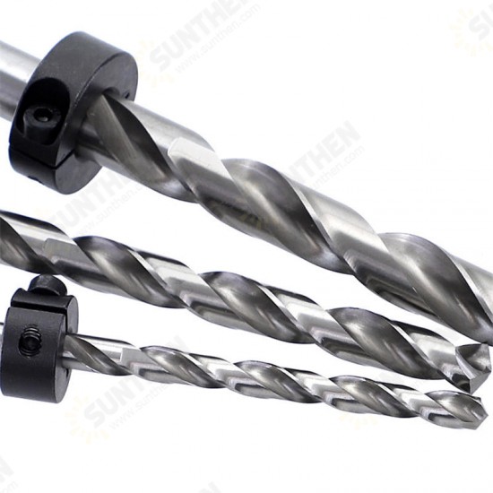 HSS Imperial Twist Drill Bit Woodworking Bevel Drill Bit with Limited Ring and Hex Wrench HSS Imperial Twist Drill Bit Woodworking Bevel Drill Bit with Limited Ring and Hex Wrench