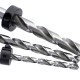 HSS Imperial Twist Drill Bit Woodworking Bevel Drill Bit with Limited Ring and Hex Wrench HSS Imperial Twist Drill Bit Woodworking Bevel Drill Bit with Limited Ring and Hex Wrench